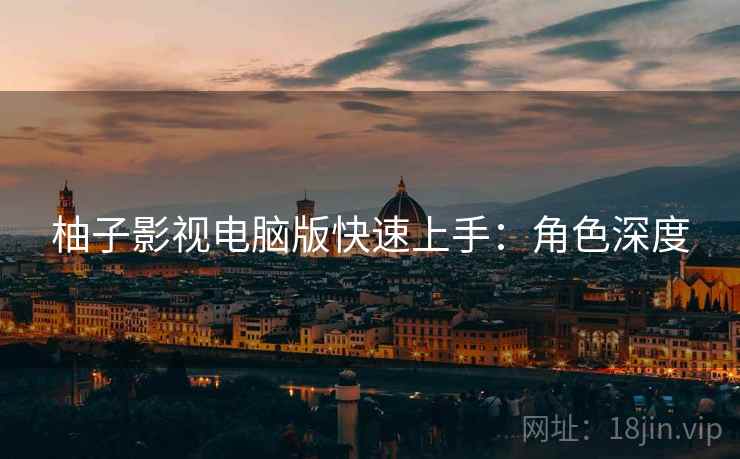 柚子影视电脑版快速上手：角色深度