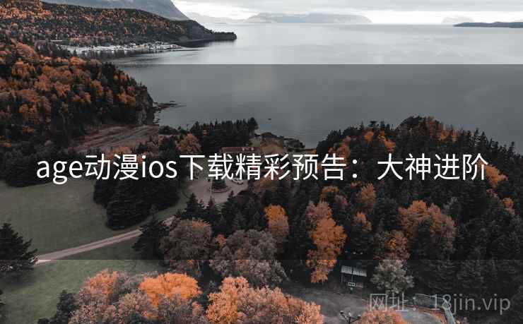 age动漫ios下载精彩预告：大神进阶